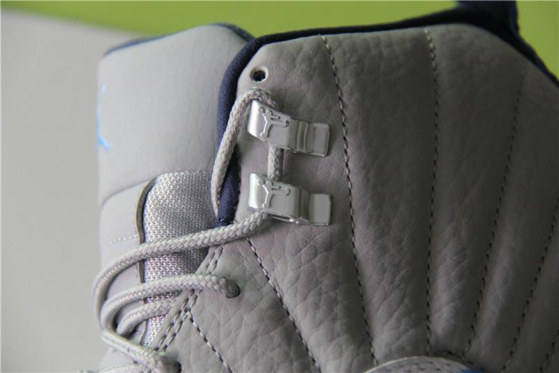 Air Jordan 12 Grey/University Blue